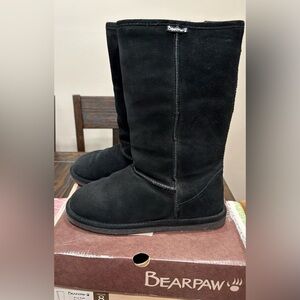 BearPaw Classic Black Tall Boots
